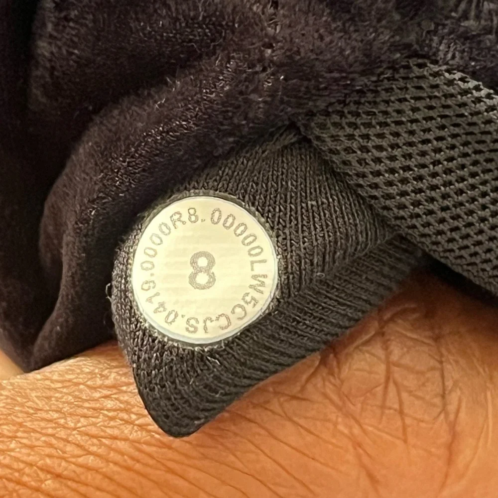 🍋 LIKE NEW Lululemon Wunder Lounge Black High-Rise Tight 28" *Velvet - Sz 8 - Picture 7 of 12